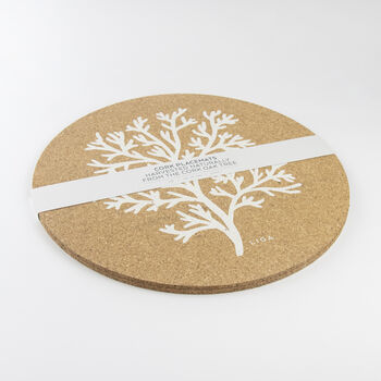 Cork Max Placemat Set Of Two | Coral, 4 of 6
