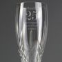Engraved Cut Crystal Age Champagne Flute In Gift Box, thumbnail 3 of 4