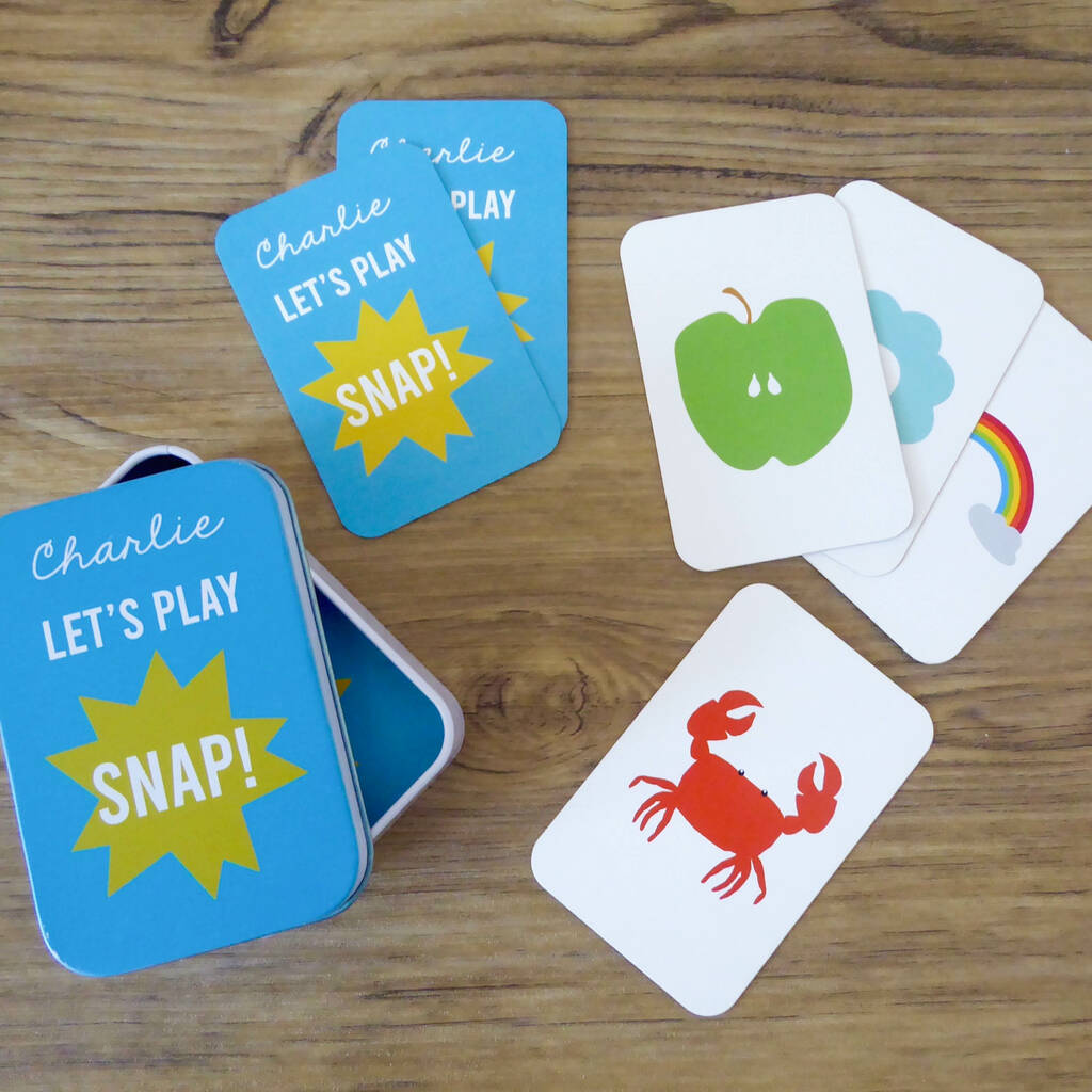 Personalised Snap Playing Cards By Proper Goose