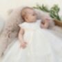 Silk And Tulle Christening Gown | Evelyn, thumbnail 1 of 12