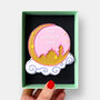 Personalised Ramadan Mubarak Single Iced Biscuit Letterbox Gift, thumbnail 1 of 9