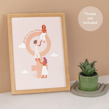 Venus Symbol Feminist Women Supporting Women Art Print, 2 of 2