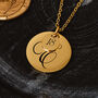 18th Birthday Gift For Her Engraved Personalised Disc Necklace, thumbnail 1 of 5