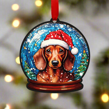 Dachshund Dog Tree Decoration, 2 of 6