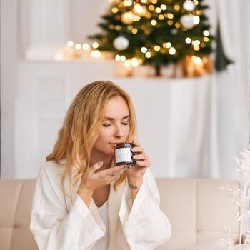 Christmas Joy Candle Gift Soy Wax Scented With Pure Essential Oils, 5 of 12