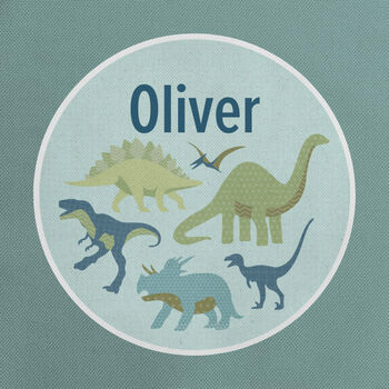 Personalised Dinosaurs Design Kids Book Bag, 3 of 9