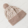 Lambswool Knitted Zebra Pom Pom Hat, thumbnail 12 of 12