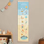 Personalised Seaside Height Chart, thumbnail 1 of 7
