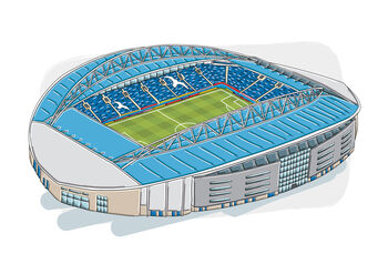 Personalised Brighton Stadium Print, 9 of 9