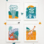 'We Are All Different' Positive Chameleon Nursery Print, thumbnail 3 of 4