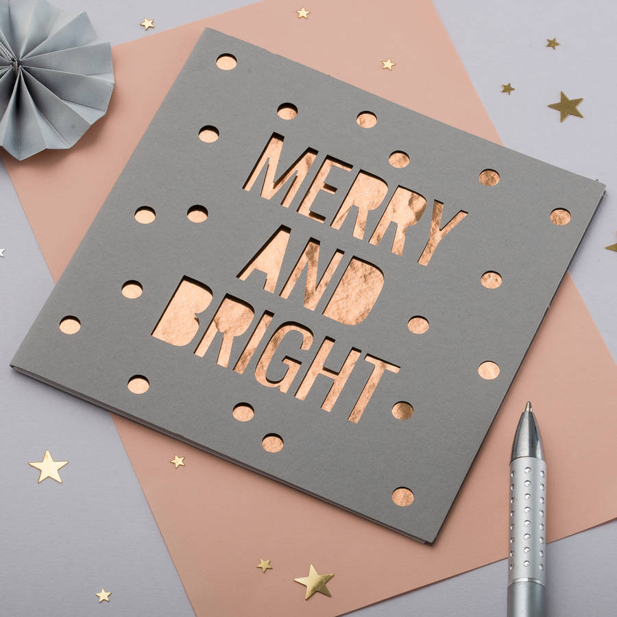 Personalised Papercut Christmas Card By Posh Totty Designs Creates