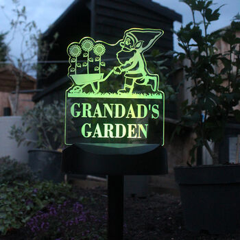 Personalised Gnome Garden Sign, 5 of 8