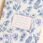 Blue Wildflower Self Care Daily Gratitude Journal, thumbnail 3 of 6