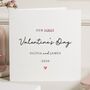 Our First Valentines Day Card Personalised For Couple, thumbnail 1 of 7