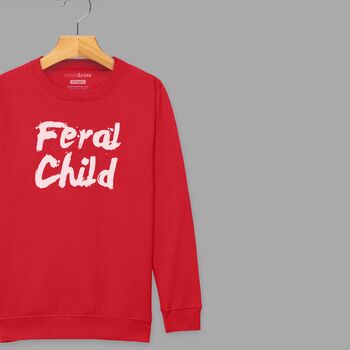 'Feral Child' Kids Sweatshirt, 7 of 11