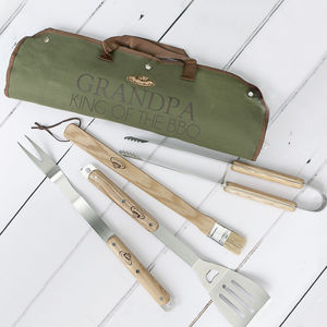 Personalised BBQ Tools Gift Set | notonthehighstreet.com