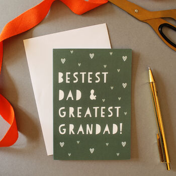 Best Dad And Greatest Grandad, Father's Day Card, 2 of 4