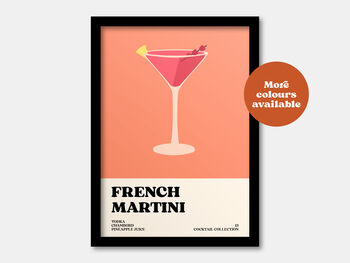 French Martini Print, 5 of 7