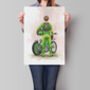 Personalised Speedway Rider Print, thumbnail 5 of 7