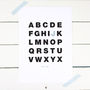 Personalised Alphabet Nursery Print, thumbnail 4 of 6
