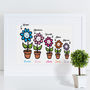 Personalised Family Flower Print, thumbnail 4 of 8
