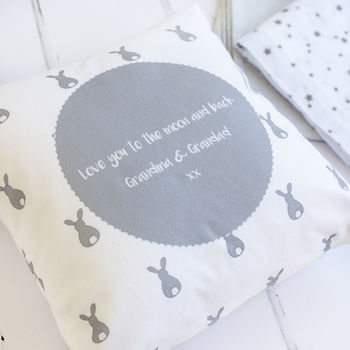 Personalised Baby Bunny Cushion, 3 of 4