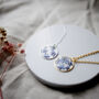 Forget Me Not Field Sterling Silver Or Gold Necklace, thumbnail 2 of 7