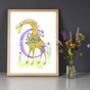 G Is For Giraffe Alphabet Art Print, thumbnail 1 of 11