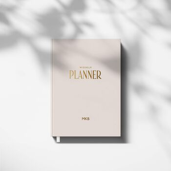 Personalised Hardback Diary, Week View Undated Planner, 11 of 11