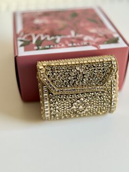 Anarkali Bazaar Kundan Minaudière In A Gift Box, 4 of 8