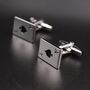 Cufflinks Ace Of Spades Cufflinks Poker Gift, thumbnail 1 of 4