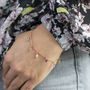 Rose Gold Plated Family Birthstone Charm Bracelet, thumbnail 3 of 9