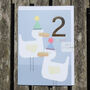 Gold Foiled Ducklings 2nd Birthday Card, thumbnail 3 of 5