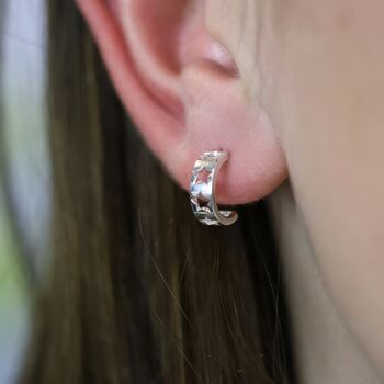 Sterling Silver Ear Cuff With Cut Out Stars, 5 of 11