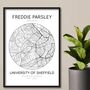 Personalised Graduation Map Gift, University Print, thumbnail 4 of 5