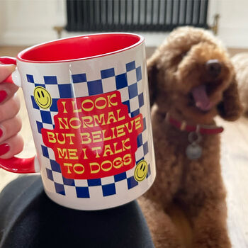 I Talk To Dogs Dog Lover Birthday Gift Mug, 2 of 3