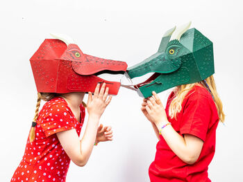Make Your Own Fire Breathing Dragon Mask, 2 of 6