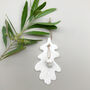 Handmade Porcelain Oak Leaf Decoration, thumbnail 2 of 5