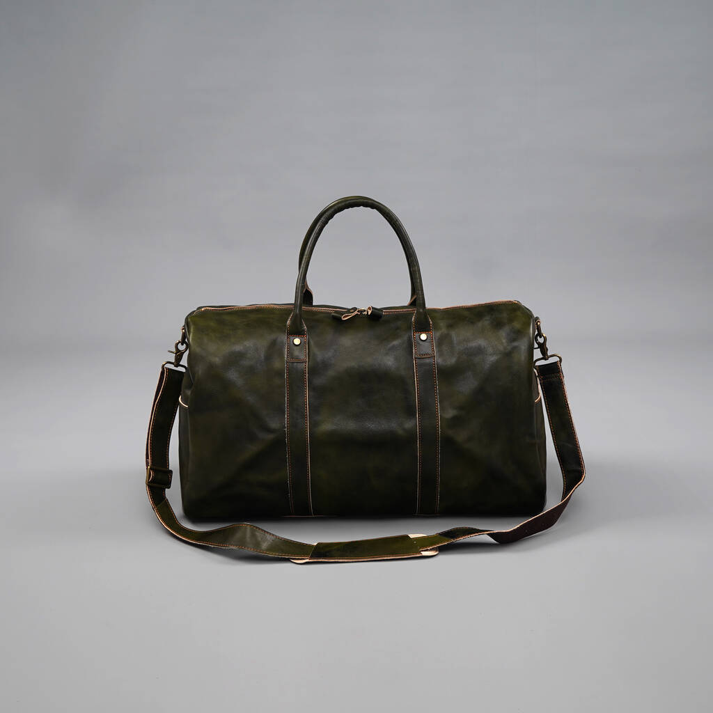 Genuine Leather Duffle By EAZO