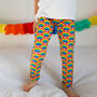 Organic Baby And Child Handmade Rainbow Leggings, thumbnail 1 of 3