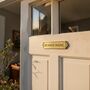 Solid Brass Custom Family Door Plaque, thumbnail 5 of 9