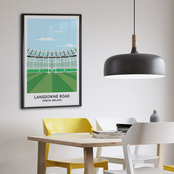 Any Rugby Six Nations Stadium Illustration Art Print Gift, 4 of 6