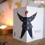 'Send A Hug' Christmas Greetings Card, thumbnail 5 of 11