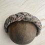 Wool Tweed Padded Braided Headband 'Clara', thumbnail 2 of 12