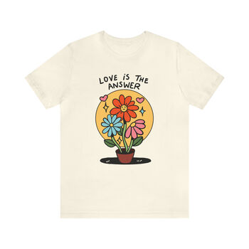 'Love Is The Answer' Pride Tshirt, 3 of 5