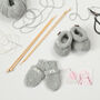 Mittens And Booties Baby Knitting Kit, thumbnail 5 of 10