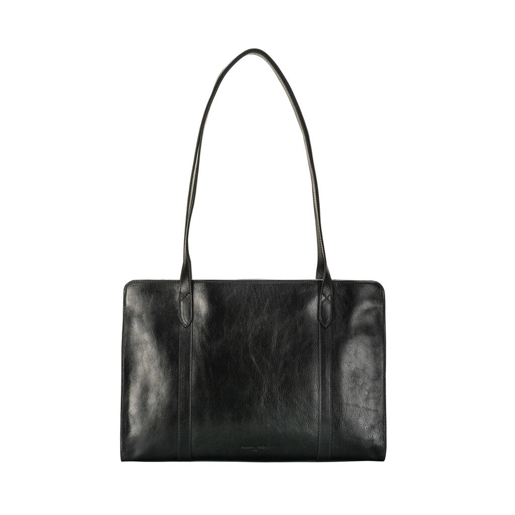 Personalised Ladies Real Leather Shoulder Bag 'Rivara' By Maxwell-Scott