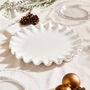 White Frilled Cake Plate, thumbnail 2 of 4