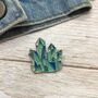 Birthstone Inspired Glitter Crystal Enamel Pin, thumbnail 3 of 5