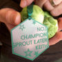 Personalised Sprout Eater Tree Decoration, thumbnail 1 of 3